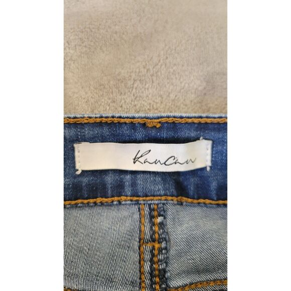 Kancan Dark Wash Mid Rise Skinny Jeans - Picture 3 of 4